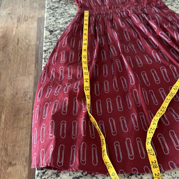 NWT Modcloth What's The Scoop A-Line Paper Clip Dress SIZE XXS e30 - Picture 10 of 10